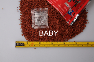 Kırmızı ve yeşil 100g 200g 500g 1kg japonya balık yemi SHANDA akvaryum tropikal balık yemi koi balık yemi - Product Image 2