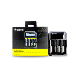 Efan Eizfan X4 4スロット2AUSB LCDユニバーサルバッテリー充電器 (カーチャージャー付き) - Product Image 1