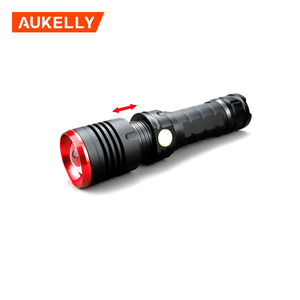 Lanterna led t6 usb x900, com zoom, alta potência, iluminação, tática, 1000 lúmens