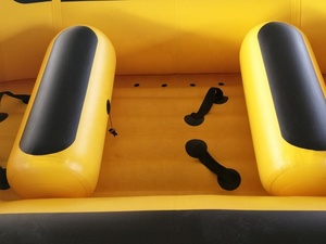Ağır hizmet tipi çift katlı whitewater rafting tekneler <span class=keywords><strong>10</strong></span> kişi nehir sal kürek teknesi