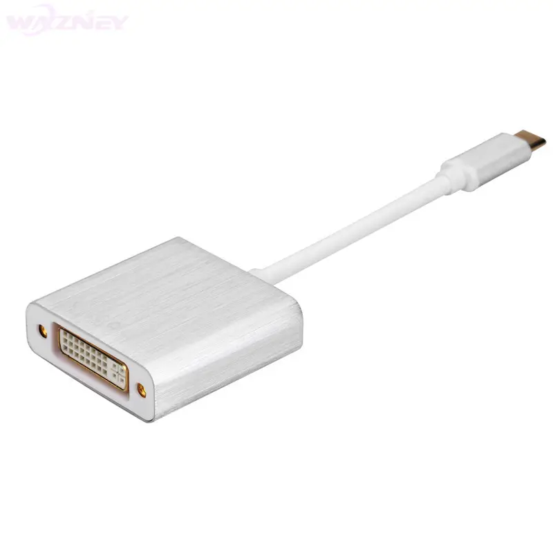 USB 3.1 TYPE-C DVI 1080P HDTV USB tip C DVI dönüştürücü kablosu Macbook adaptörü Samaung S23 S22 Huawei Google Chromebook