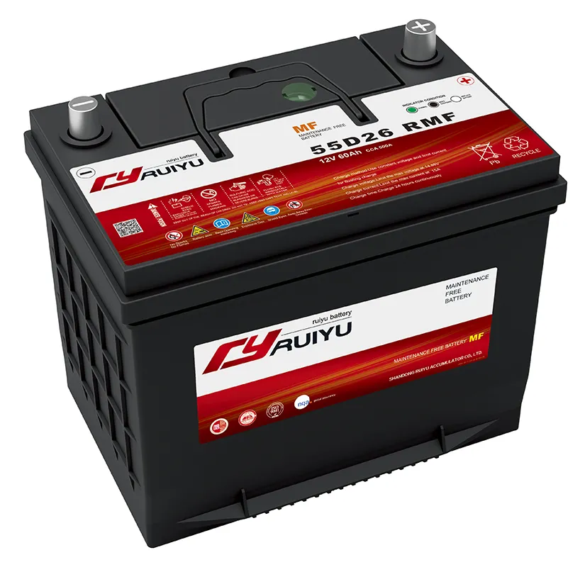 Batería de coche de voltaje de 12V, batería de plomo y ácido tipo JIS 80D26L 70AH, batería de automóvil