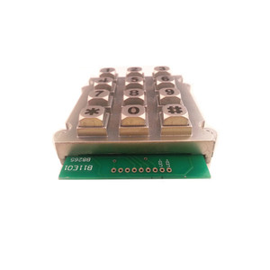 Su misura retroilluminato industriale tastiera 3x4 layout di controllo di accesso in metallo matrix tastierino numerico