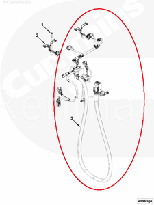 5260717 FOTON CUMMINS ISF3.8 Điện Tử Động Cơ Mô-đun Điều Khiển ECM Dây Nịt Dây Điện - Product Image 4