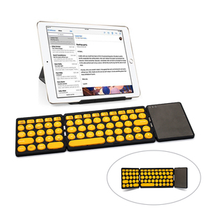 Universal Triple Foldable bluetooth <strong>Keyboard</strong> for iphone Tablet Laptop <strong>Android</strong> - Product Image 2