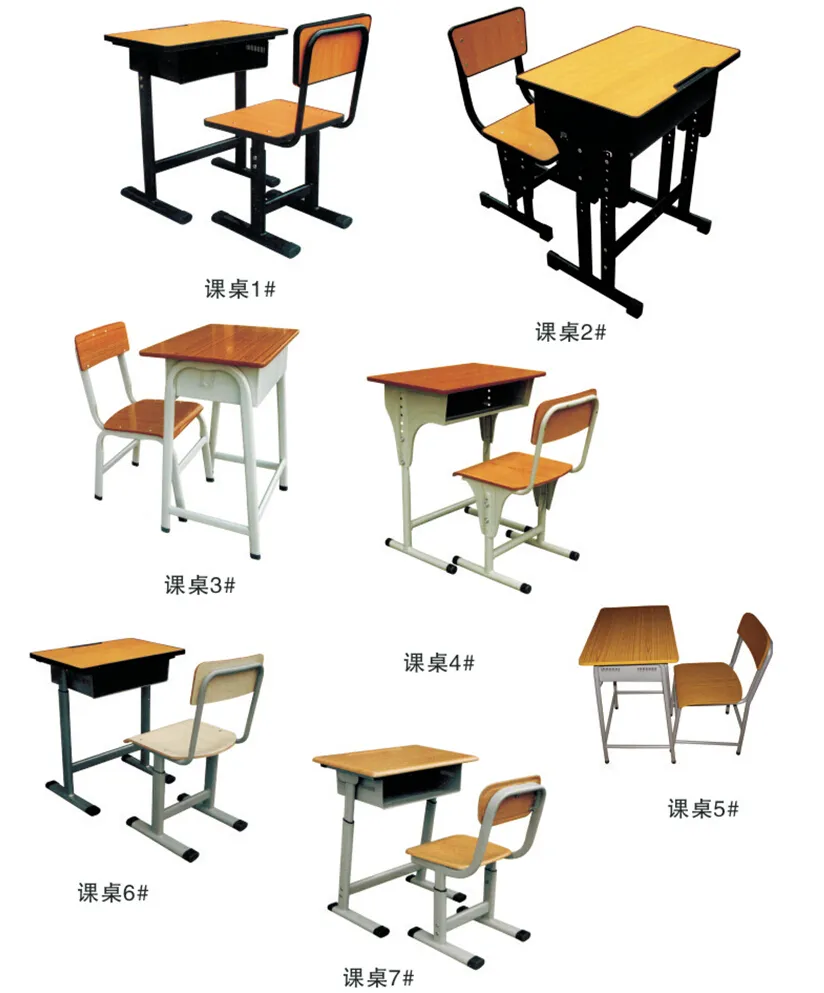Öğrenciler için okul yazı masaları