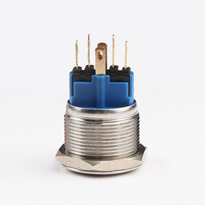 Produttore del prodotto 19mm 22mm anello di luce illuminata in acciaio inossidabile impermeabile in metallo interruttore a pulsante - Product Image 3