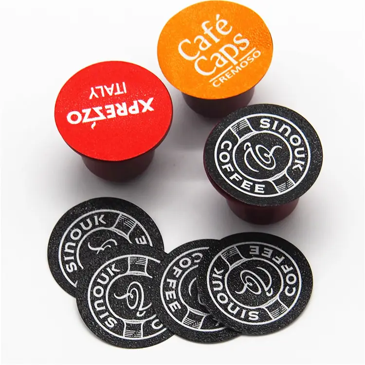 Caffè Espresso Capsule Foglio di Alluminio copre