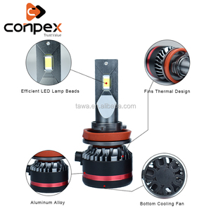 コンペックスM8 50W 5000Lm自動車部品45W <span class=keywords><strong>H1</strong></span> H4 H13 H16自動車ヘッドライトH11自動車照明システム