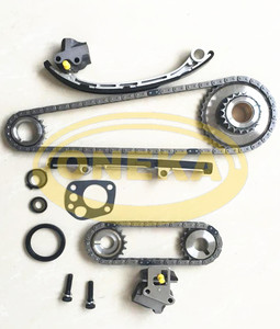 ONEKAモータートランスミッション部品13028-9E010 13070-4E100 13028-53F02新エンジン98-04 KA24DEタイミングチェーンキットURVAN用