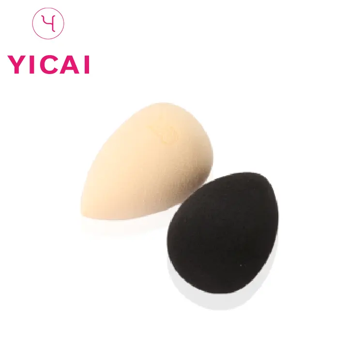 Puff de polvo cosmético en forma de huevo de etiqueta privada, superventas, esponja de maquillaje en forma de lágrima