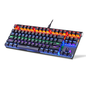 新品促销热销风格迷你充电无线工作室游戏办公游戏键盘 - Product Image 1