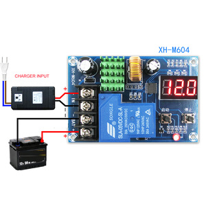 XH-M604แบตเตอรี่ Charger โมดูลควบคุม DC 6-60V เก็บแบตเตอรี่ลิเธียมชาร์จ IC ควบคุมสวิทช์ป้องกัน LED จอแสดงผล - Product Image 2