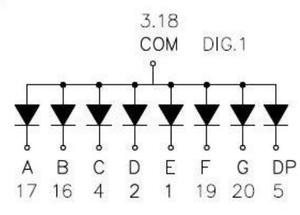0.2 Inch <strong>Seven</strong> <strong>Segment</strong> Small Size 0.2&quot; Single Digit 7 <strong>Segment</strong> Smd Led <strong>Display</strong> - Product Image 5