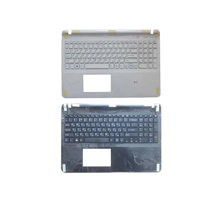 HK-HHT מכירות חמות רוסית מקלדת לסוני vaio svf15 svf152 fit15 svf1541 svf1541 svf15e מקלדת עם כיסוי palmerse