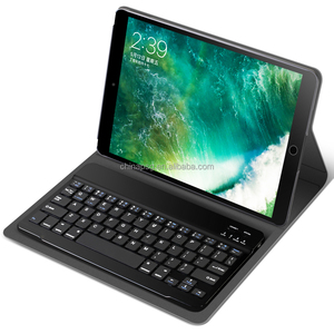 Funda de cuero para teclado de iPad, funda con teclado inalámbrico extraíble para iPad de 9,7 '', 2017 - Product Image 1