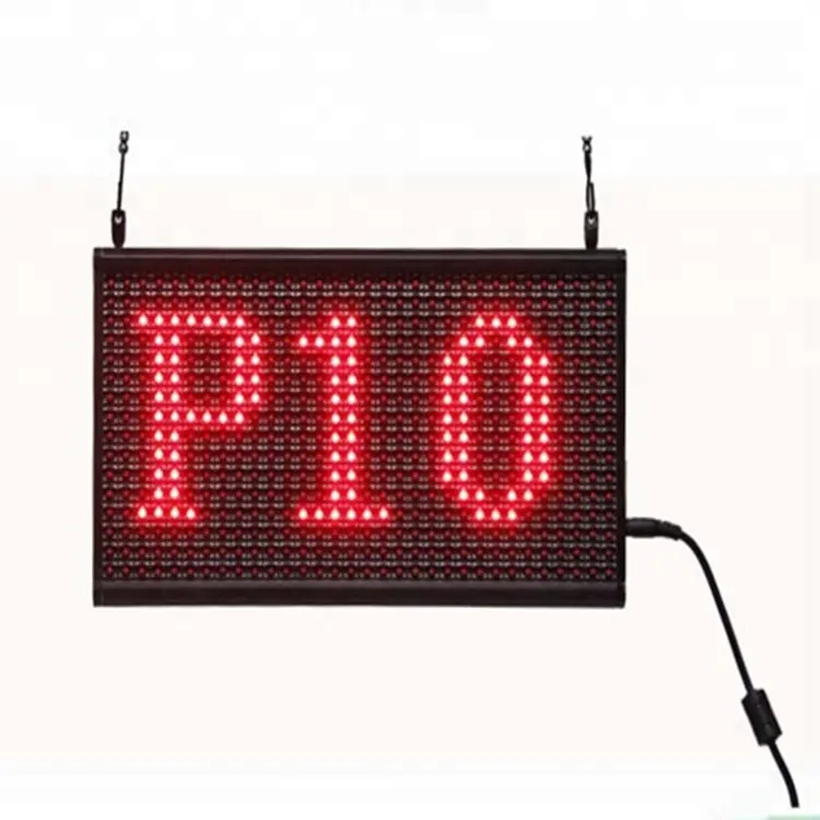 פנימי/חיצוני P10 אחת אדום/ירוק/כחול/לבן/צהוב צבע LED תצוגת מודול עם 2 שנה אחריות