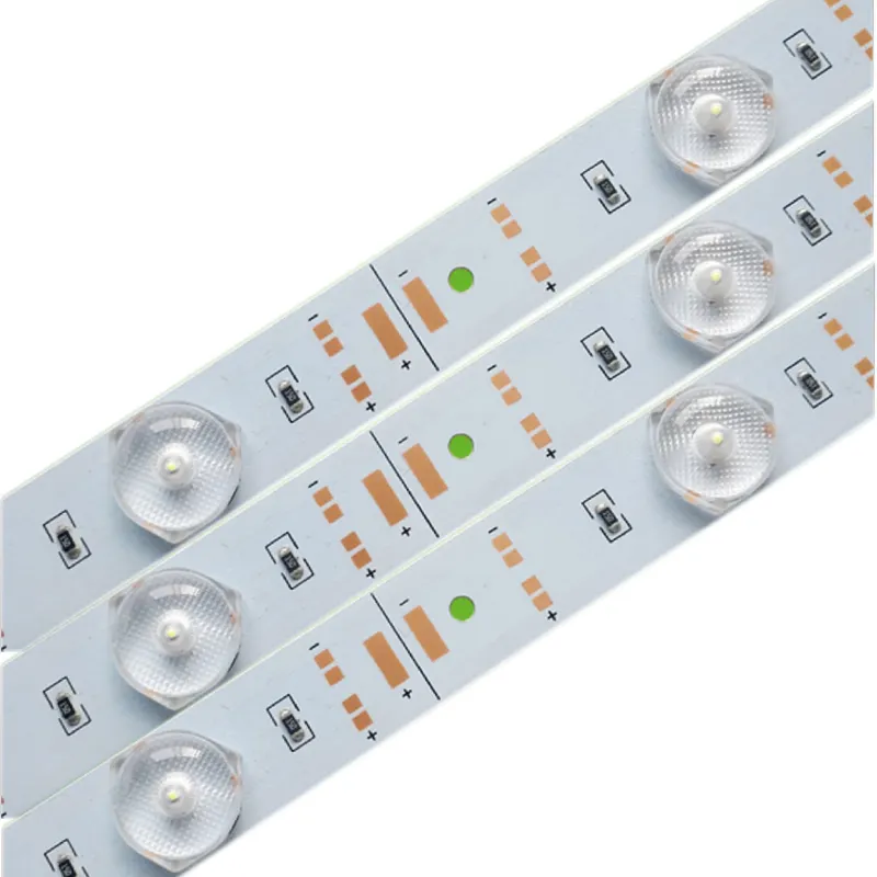 Di Vendita caldo di Prezzi di Fabbrica Retroilluminazione A LED Lente di Diffusione di Riflessione 12 V 24 V 3030 HA CONDOTTO La Striscia Rigida