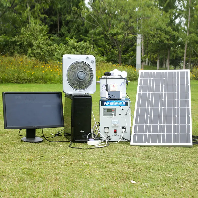 Preços de bons produtos 500w conjunto completo casa fora da grade casa sistema de energia solar