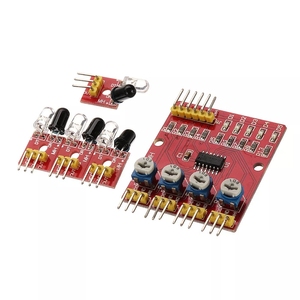 4WD DIY Smart Chassis Car Kit Ultraschall modul Motorantrieb platine für Arduino IOT - Product Image 4