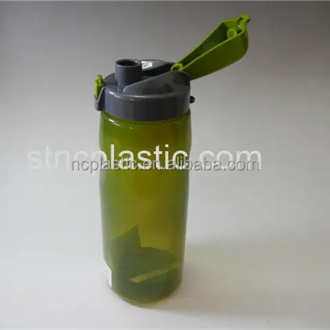 Botella de agua de plástico para deportes y ciclismo, 760ml, autosello, 27oz