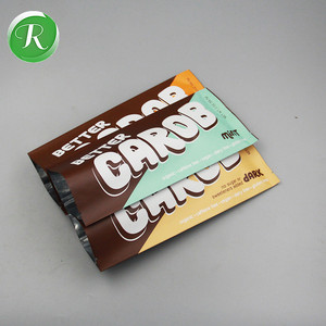 定制凹版印刷塑料食品级巧克力糖果/能源/谷物小吃店包装袋包装