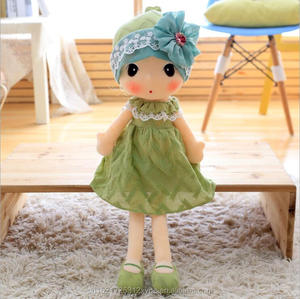 Toptan güzel kız bebek peluş oyuncak çocuk doldurulmuş hayvan doğum günü hediyesi - Product Image 5