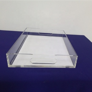 清除勒西特提供带把手的早餐托盘丙烯酸插入托盘 - Product Image 5