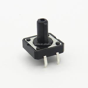 12*12mm langstieliger Touch-Schalter Direkt stecker Installation 160gf 250gf Funktions taste für Haushalts geräte PCB-Drucktasten schalter - Product Image 2