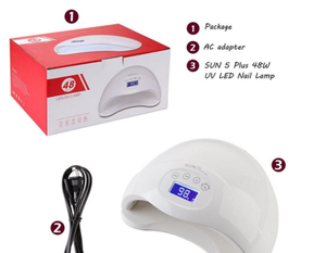 修脚修指甲美甲灯 54W UVLED 54W 指甲干燥机 UV <span class=keywords><strong>LED</strong></span> 固化灯 <span class=keywords><strong>Lampara</strong></span> 太阳 5 Plus 灯