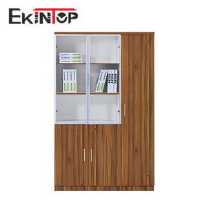 Ekintopシンガー家具中国コンビネーション本棚とブックキャビネット