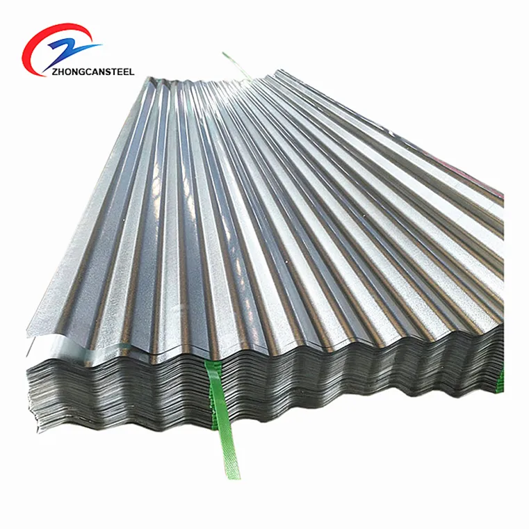 Lamiera di copertura in acciaio ondulato zincato zincato con prezzo competitivo