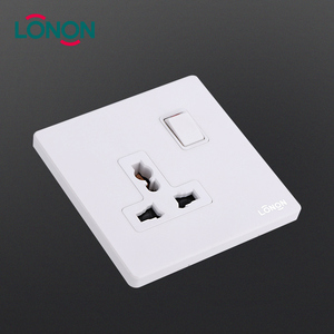 Multi funzione PC 1 Gang 13A presa universale ac di alimentazione interruttore della parete 3-pin presa di corrente
