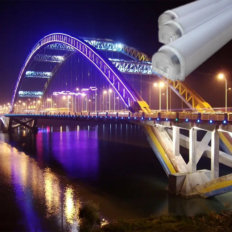 Tube numérique RGB LED, pour projet d'éclairage de pont, DMX512, mm
