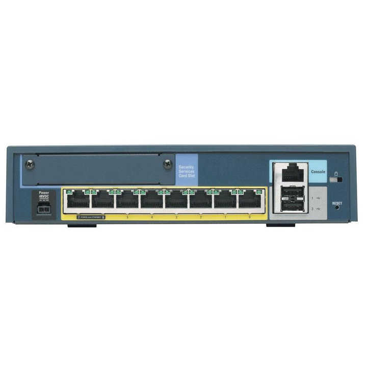 ASA5505-BUN-K9, Asa 5505 Keamanan Alat dengan Sw, Pengguna, 8 Port, 3DES/AES, ciscoasa 5500 Series Firewall Edisi Bundel