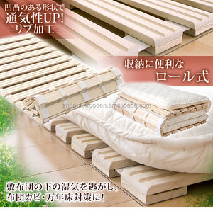 Zhonglu fabrika teklif en çok satan ucuz japon aptal ahşap katlanır yatak yeni stil