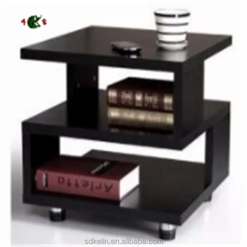 Nuevo diseño moderno de madera teapoy mesa con precio barato