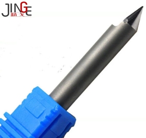 V Carve Diamond <strong>PCD</strong> Tool Router Bit CNC End Mill Set, Diamond CNC End Mill Bits <strong>Cutter</strong> for Granite Stone - Product Image 4