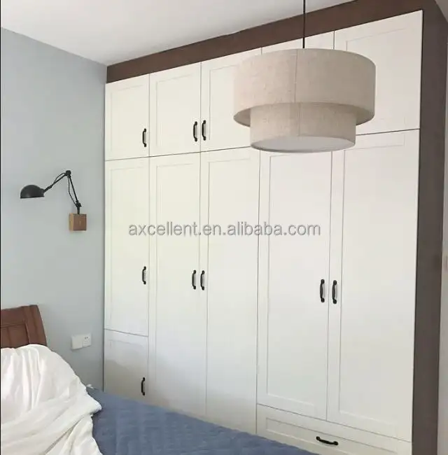 Feito na china novo modelo melamina mdf mais recente parede montado guarda-roupa interior design quarto guarda-roupa