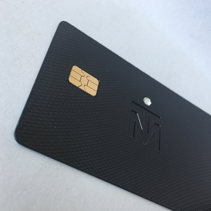 定制哑光黑色nfc金属名片NFC门禁金属卡RFID NFC不锈钢金属卡，带网址数据 - Product Image 6