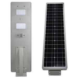 高輝度30W 50w 60w 80wソーラー街路灯亜鉛メッキ鋼ランプポスト街路灯ポールアーム付き - Product Image 3