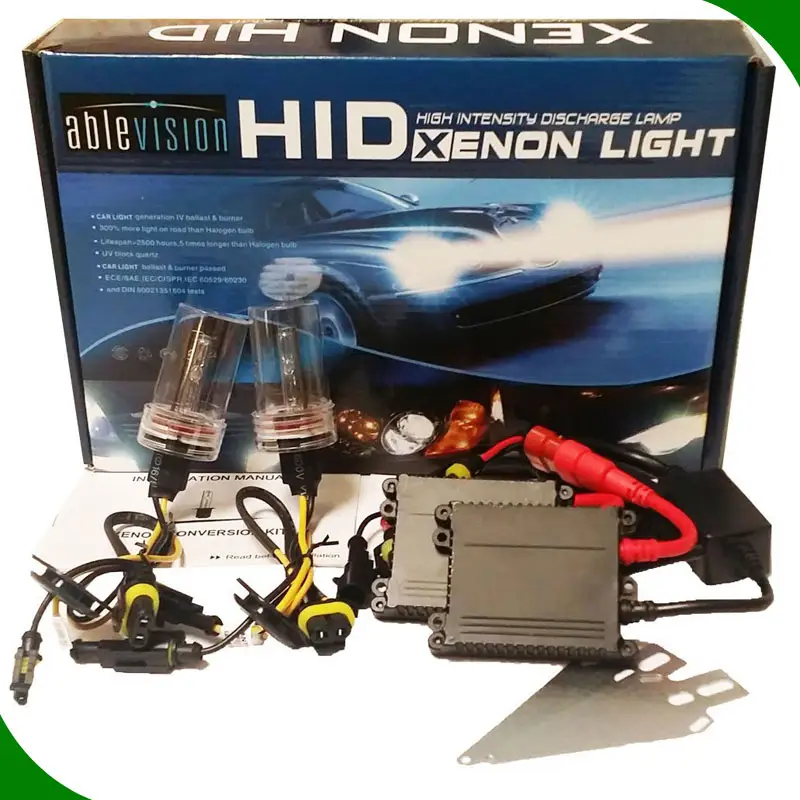 Canbus slim lastre hid xenon bombillas de luz kits de conversión de faro 12v coches bixenon h4 8000k 6000k h7 de 75 vatios kit de Xenón hid