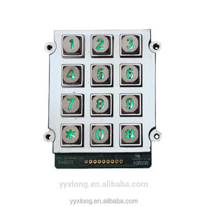 Teclado numérico de 12 teclas, teclado intercomunicador, teclado de sistema de control de acceso - Product Image 4