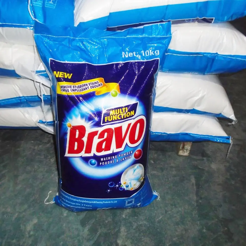 BRAVO 10kg high efficiency laundry detergent babies enzyme washing detergent powder GUANGZHOU laundry detergent manufacturer