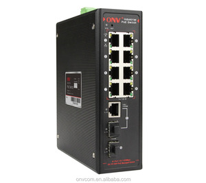 CE RoHS FCC C-TICK nice price POE switch for industrial use military grade 5 years warranty - Product Image 1