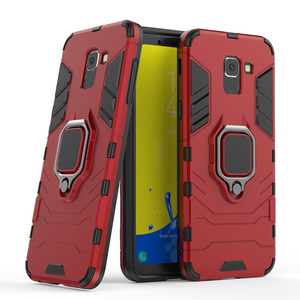 TPU PC parmak yüzük kickstand arka kapak samsung j6, kılıf kapak için galaxy j6 - Product Image 1