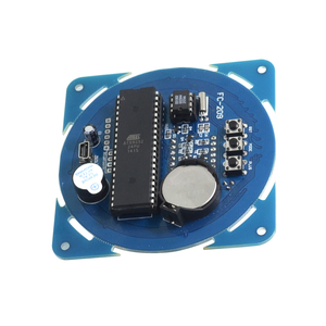 Kit orologio elettronico a LED rotante DS1302 funzione sveglia display temperatura orologio - Product Image 2
