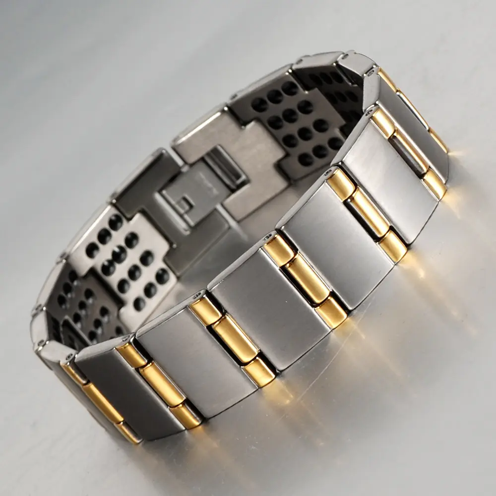 Energinox 2016 nuevo diseño de los hombres de titanio de imán de neodimio de pulsera, venta al por mayor