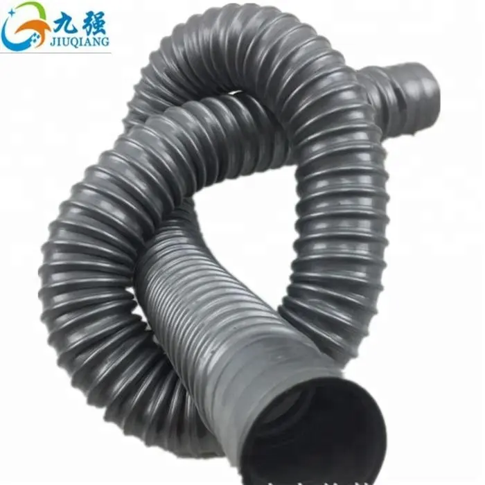 Tuyau télescopique en caoutchouc, tube creux flexible avec fil d'acier, spirale