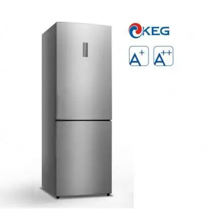 Refrigerador doméstico de 425L, sin escarcha, congelador INFERIOR A + A ++, doble puerta con dispensador de agua